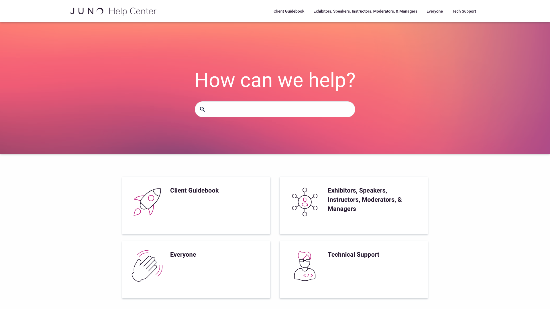 Example Help Centers