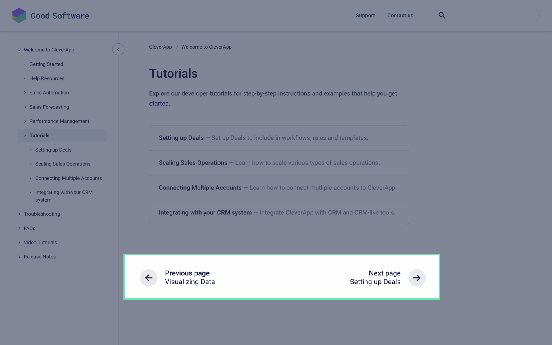 Article Pagination in Scroll Viewport - Annotated