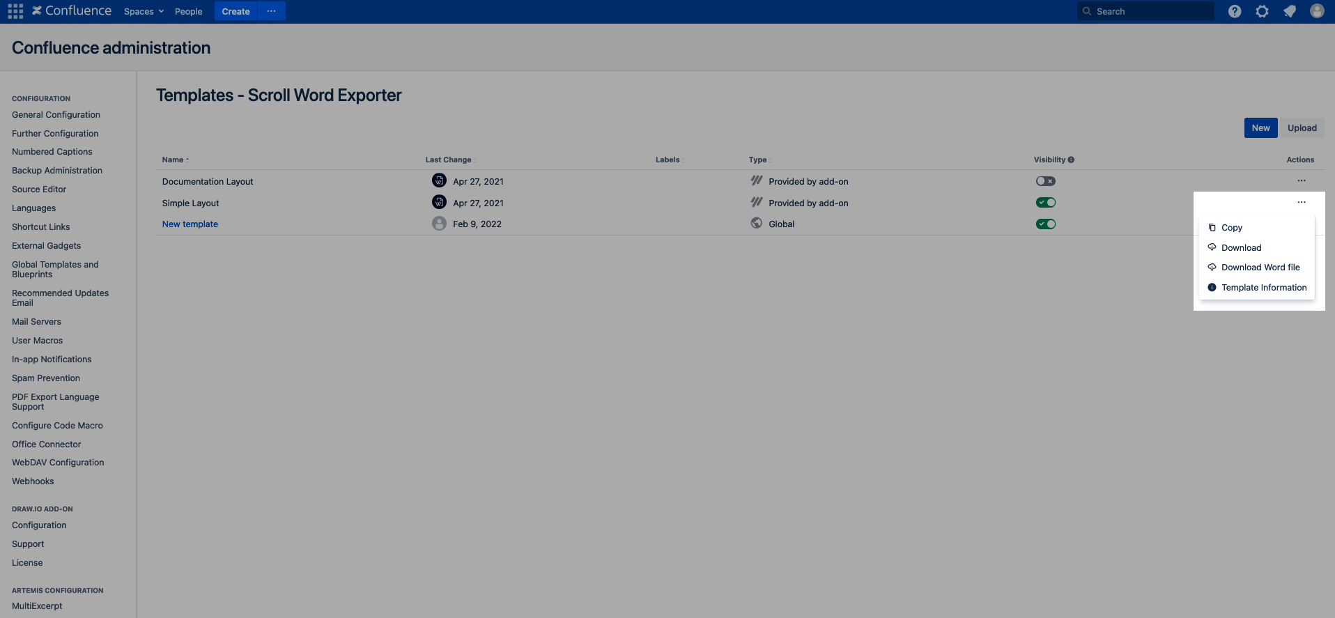 Create Word template Create Word template