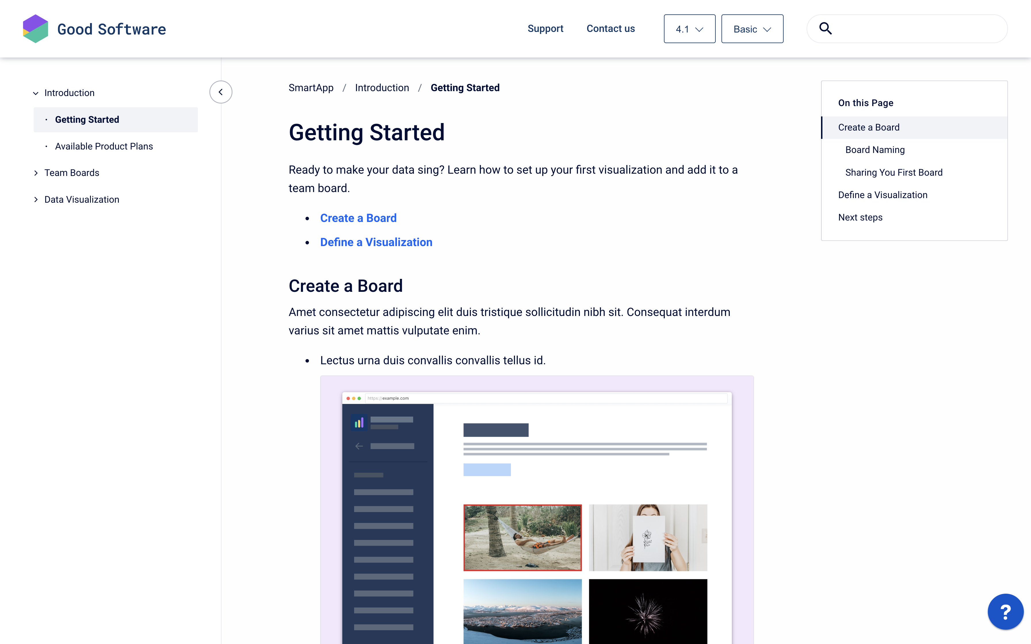 Article page - Version picker closed