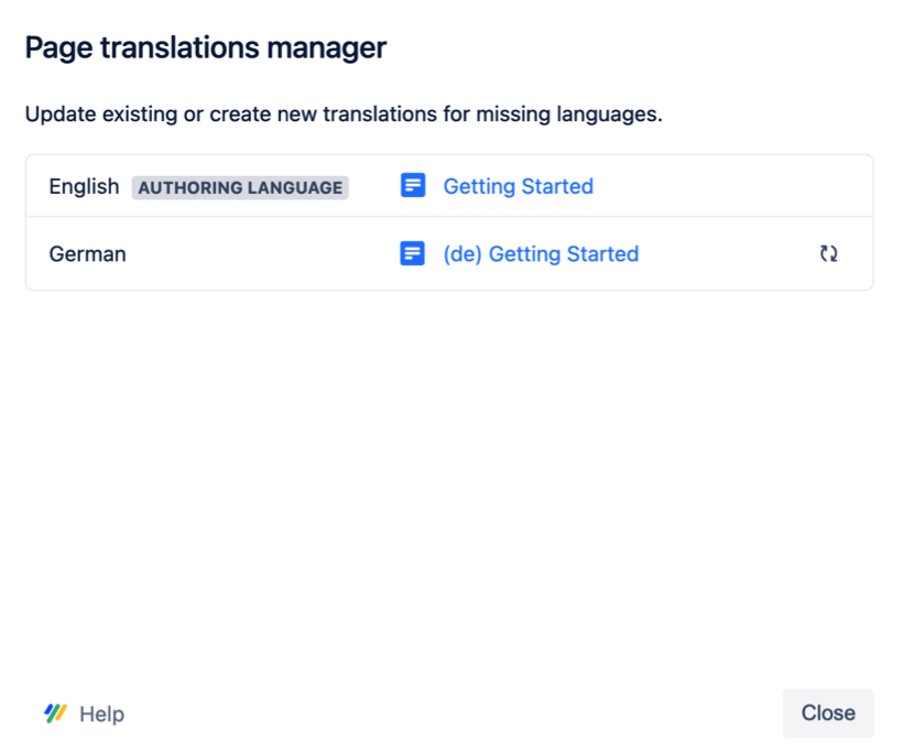 Update translation via Scroll page details screen