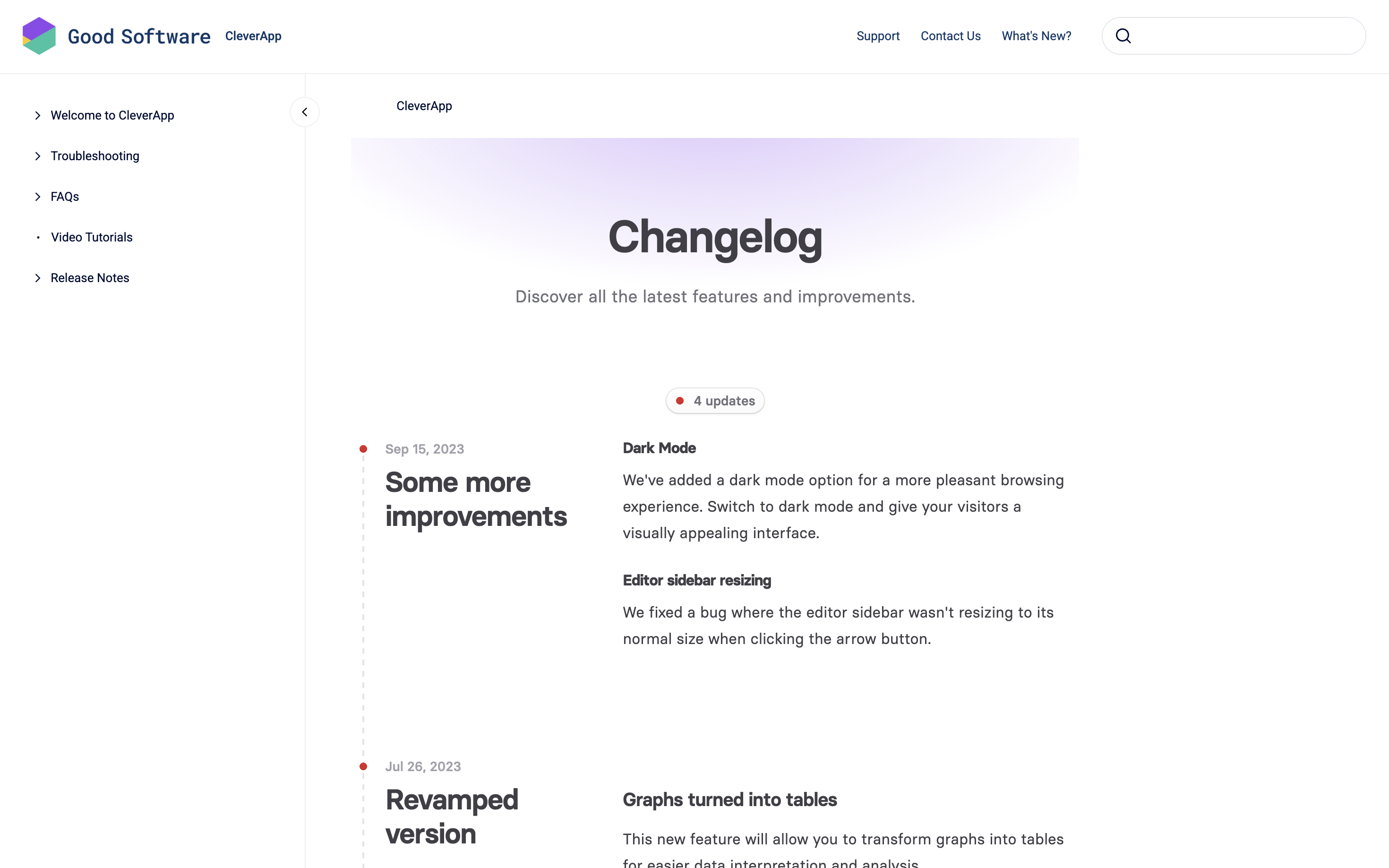 Released.so integration in the Help center theme