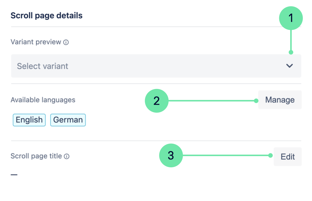 Scroll page details expanded on Data center