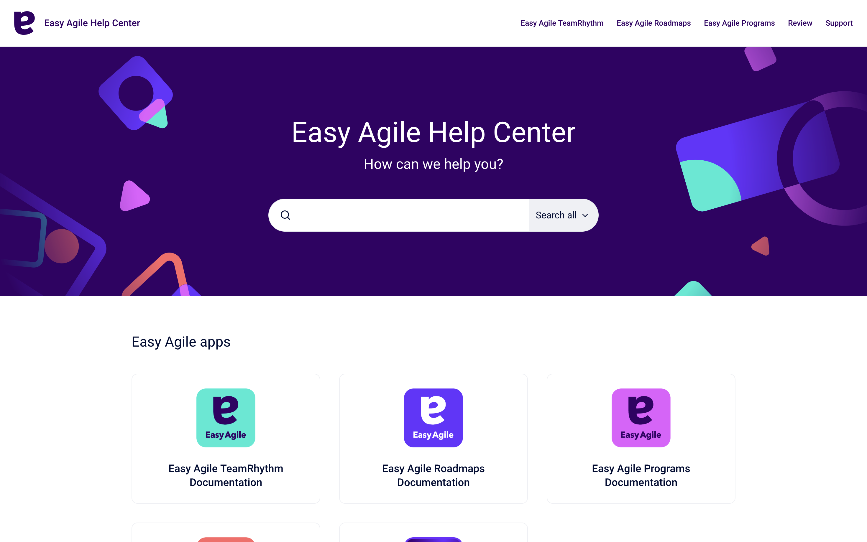Easy Agile Help center.png