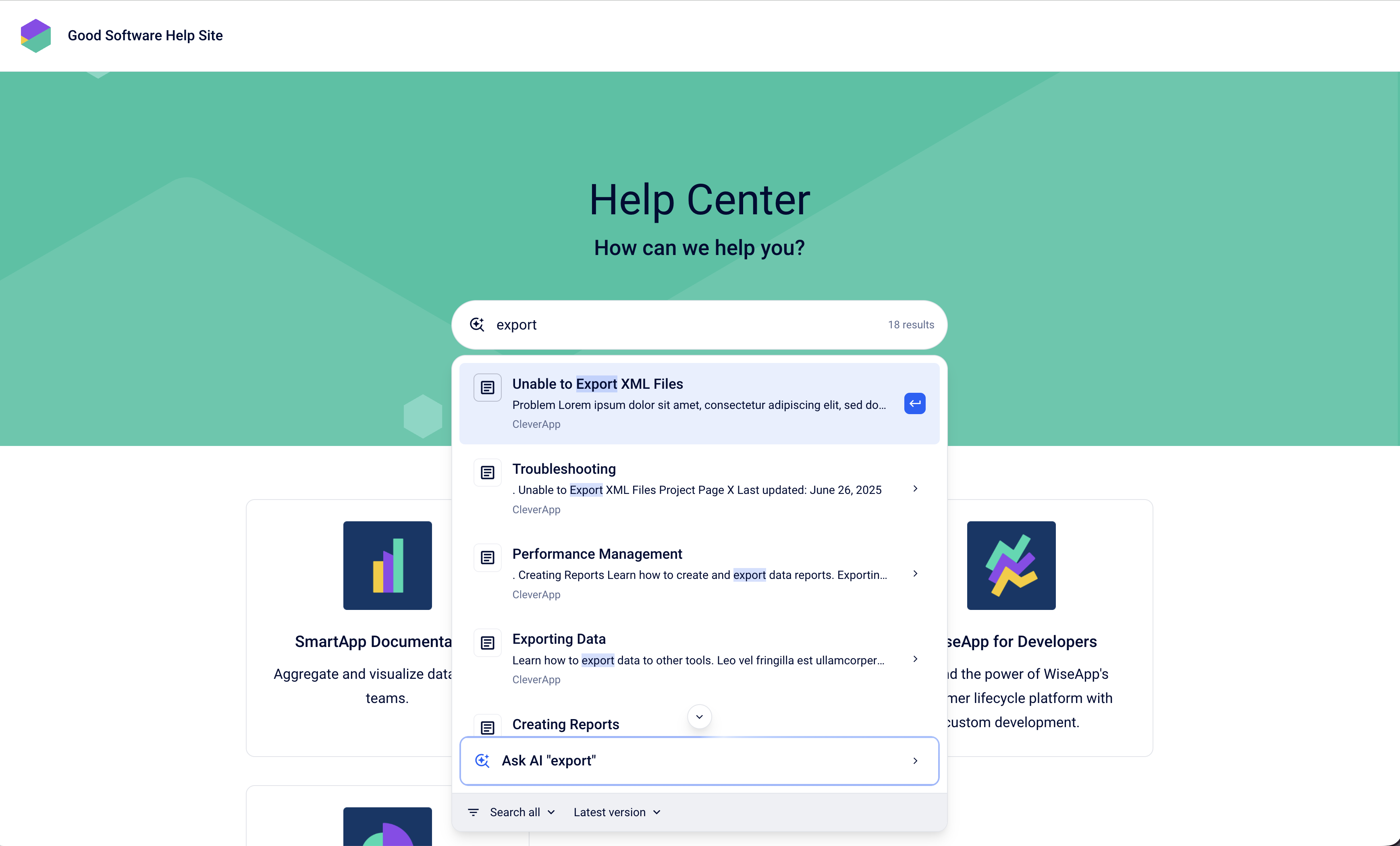 The search experience in the help center theme.png