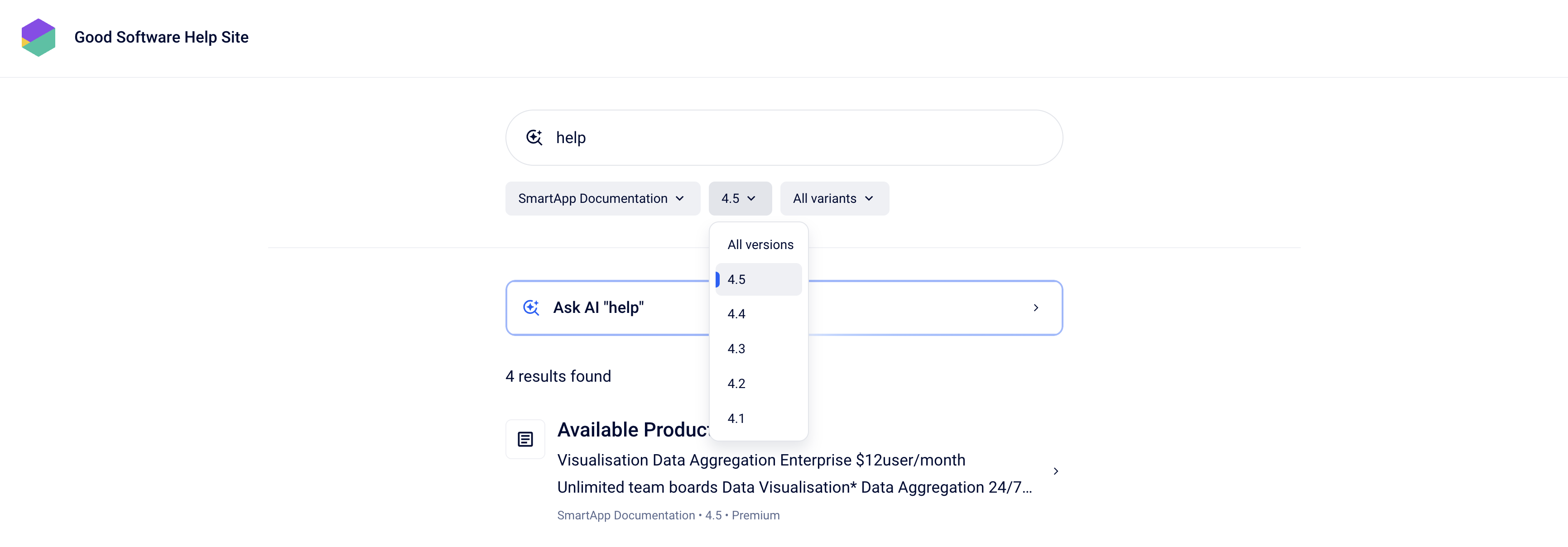 Help center theme search page with filters open (highlighted).png
